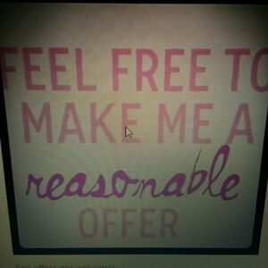 Reasonable 🤘🤘offers welcome